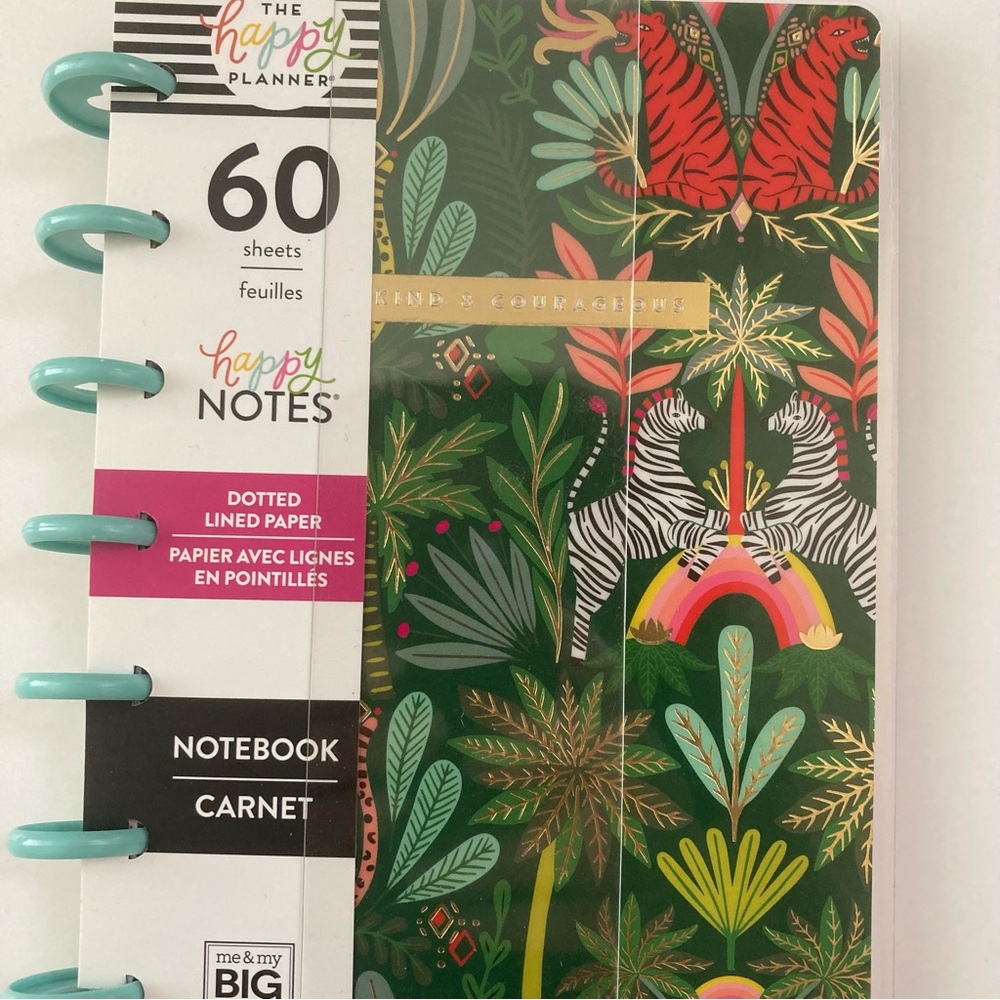 The Happy Planner Be Kind & Courageous Jungle Vibes Notebook - Picture 3 of 4